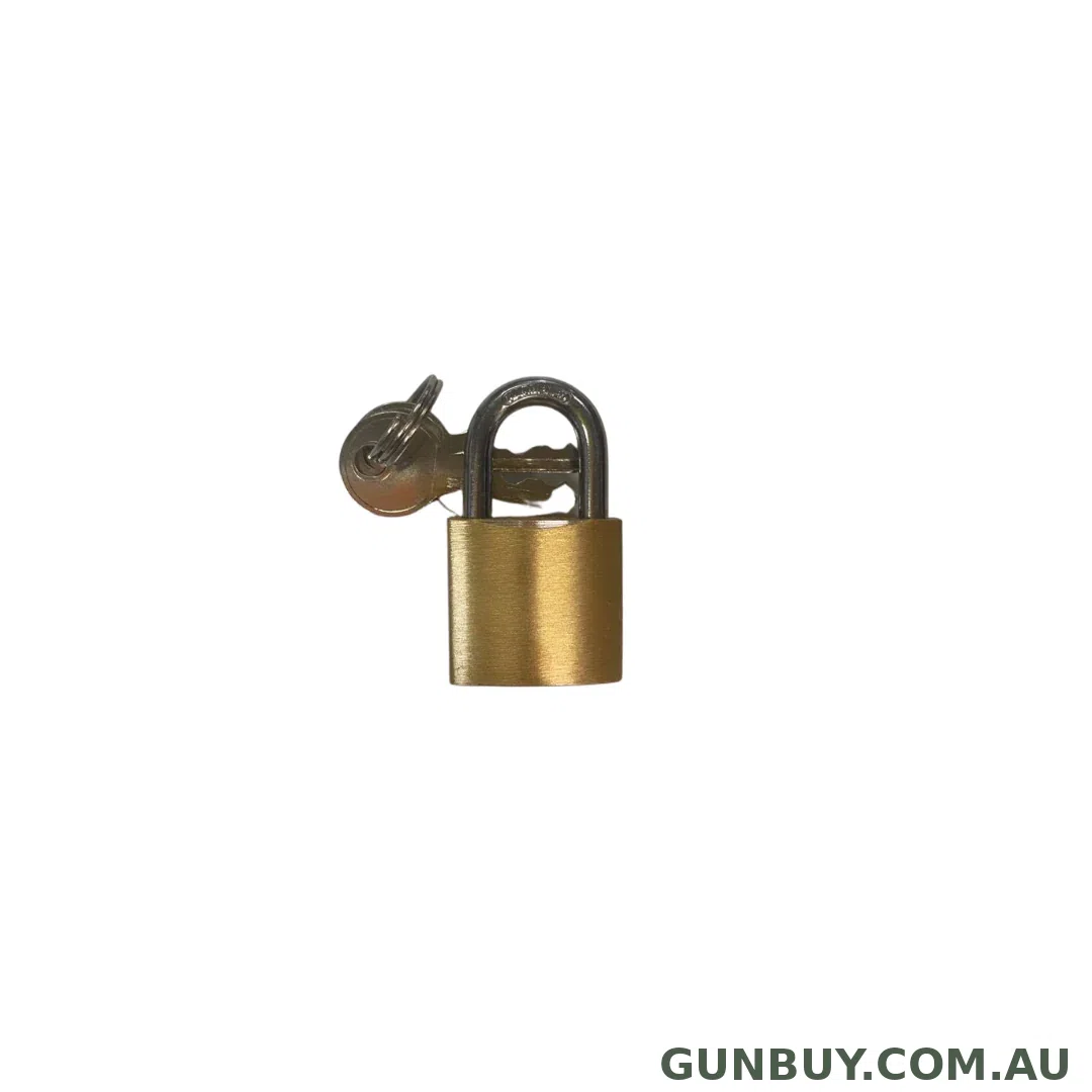 Grizzly Brass Padlock 25mm