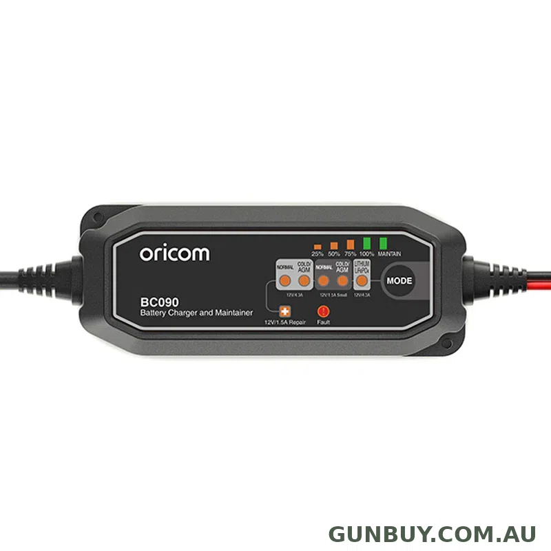 Oricom BC090 Battery Charger And Maintainer