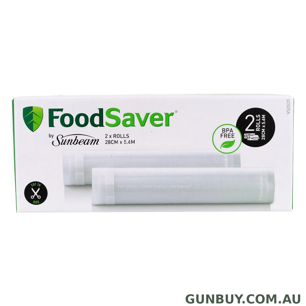 Sunbeam Food Saver Double Roll - 28cm X 5.4m