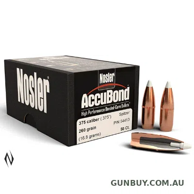 NOSLER Accubond 375 Cal 260gr Projectiles (50pk)