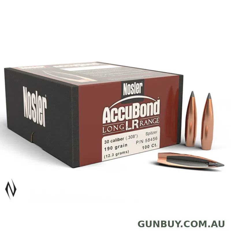 NOSLER 308 190gr Accubond LR SP Projectiles(50pk)