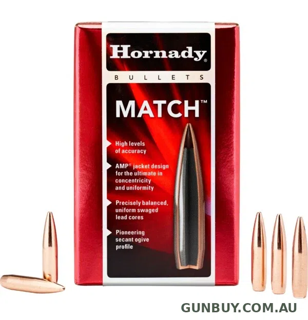 Hornady Projectiles 6.5mm 140gr SP BTHP Match 100pk