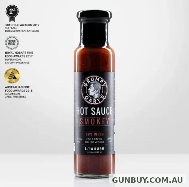 Grumpy Gary's Smokey Hot Sauce (245ml)
