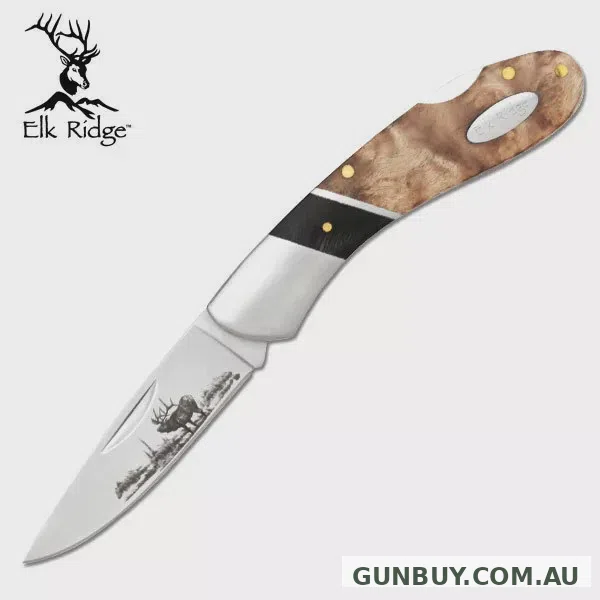 Elk Ridge Deer Folding Knife (ER072D)