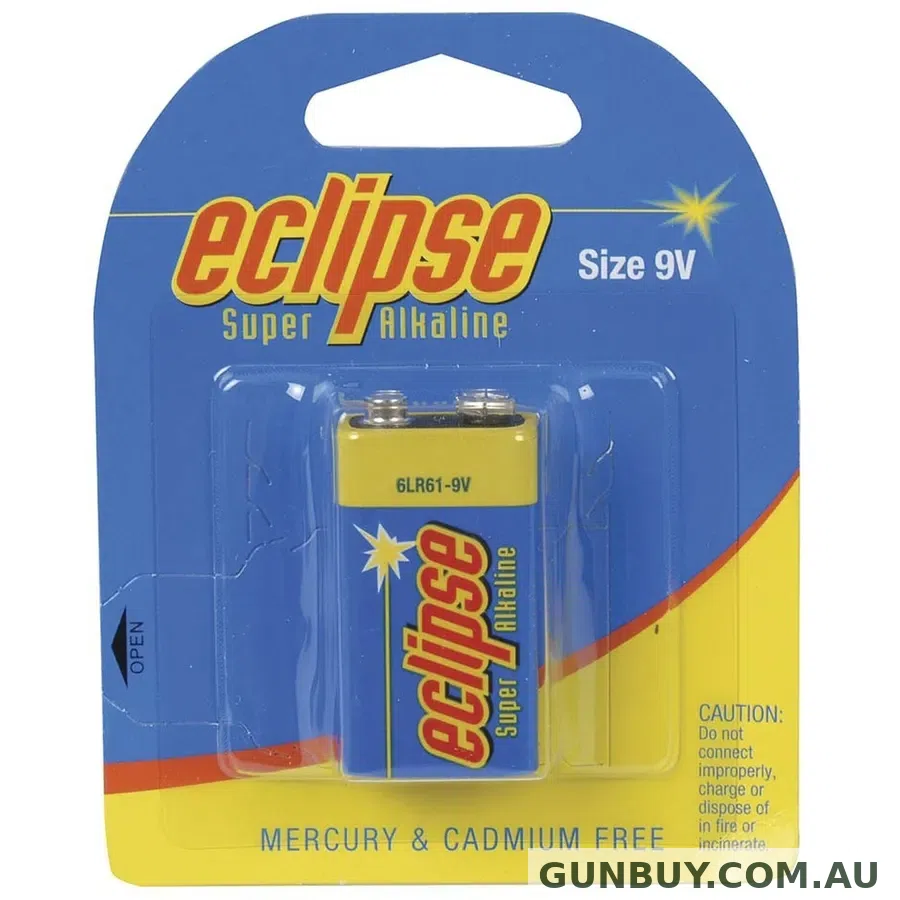 Eclipse Battery Alkaline 9V (Each)