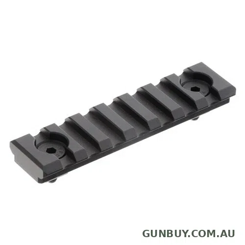UTG Pro 7-Slot M-Lok Picatinny Rail Section Matte Black