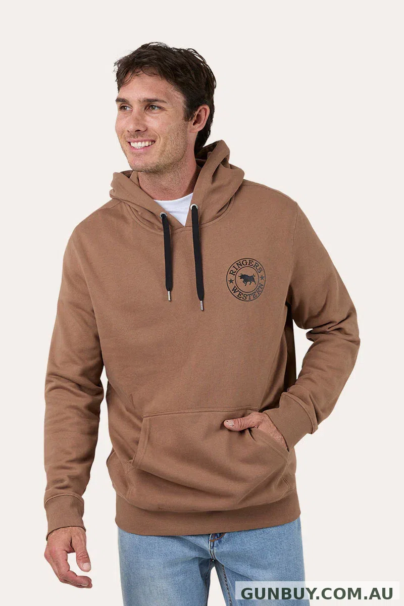 Ringers Western Mens Signature Bull Pullover Hoodie