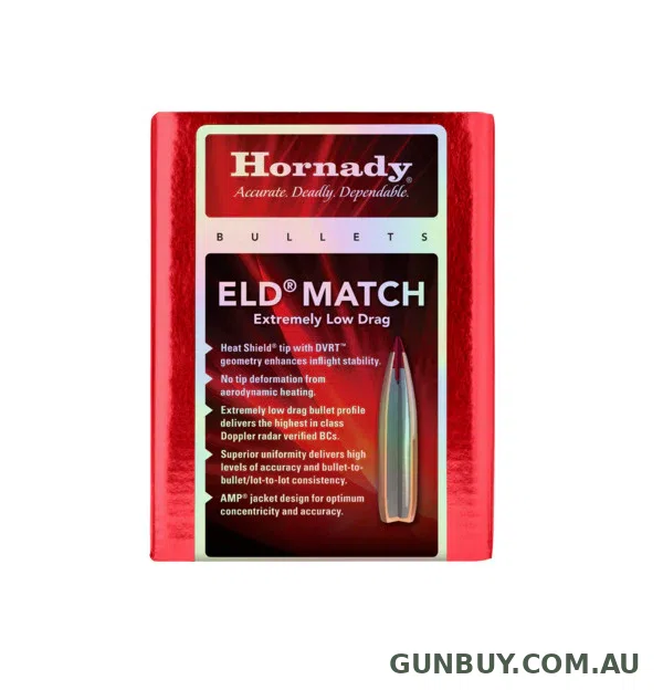 Hornady 6.5MM .264 147gr ELD Match Projectiles