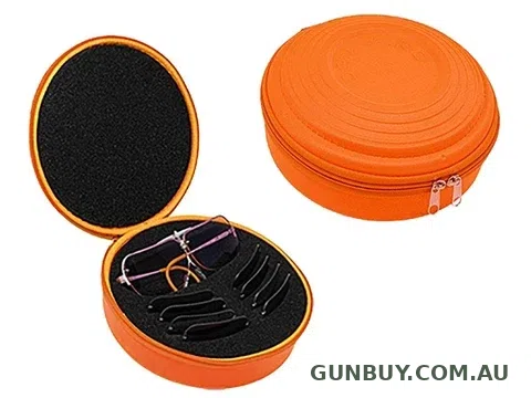 DE.LA.RO Round Clay Target Glasses Case