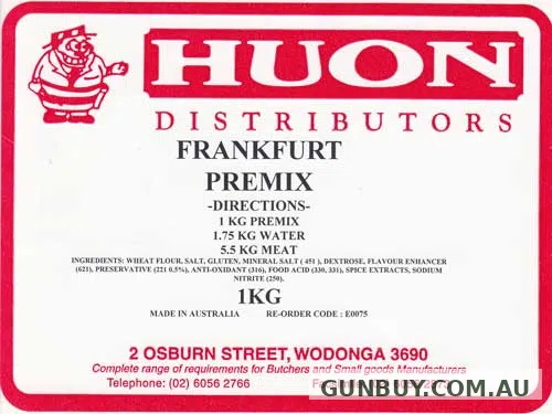 huon Frank/Saveloy Premix 1KG