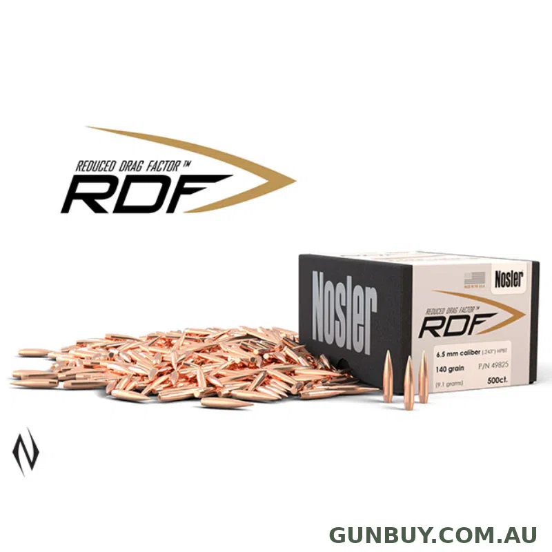 NOSLER 6.5mm RDF 140gr RDF (500pk)