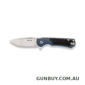 BUCK Stinger Drop Point Folding Knife Blue 7.6cm