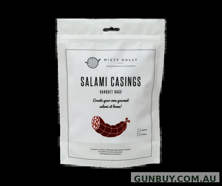 Misty Gully Banquet Bags Salami Casings – 50mm (5m length)