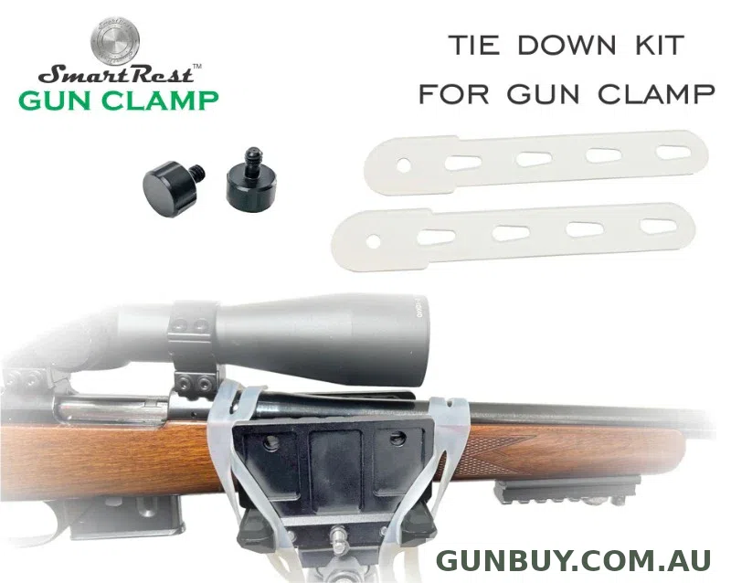 Smart Rest SmartRest Tie Down Straps for Gun Clamp 2pk (rubber clear)