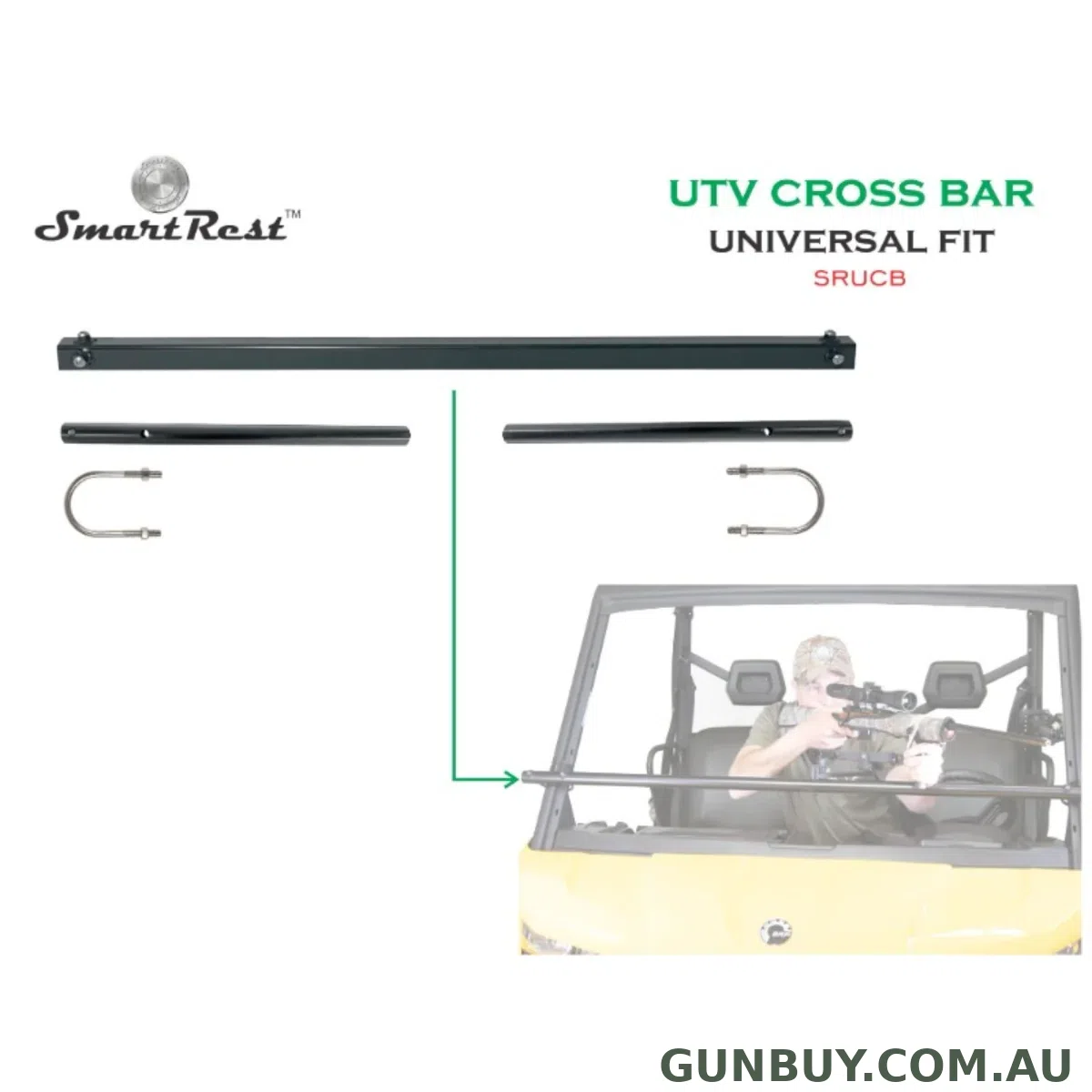 SmartRest UTV Universal Cross Bar rest