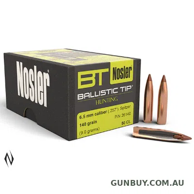 Nosler 6.5mm 140gr Ballistic Tip Projectiles (50pk)