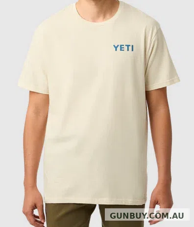 Yeti Mens Coolers Horizon Tee Natural