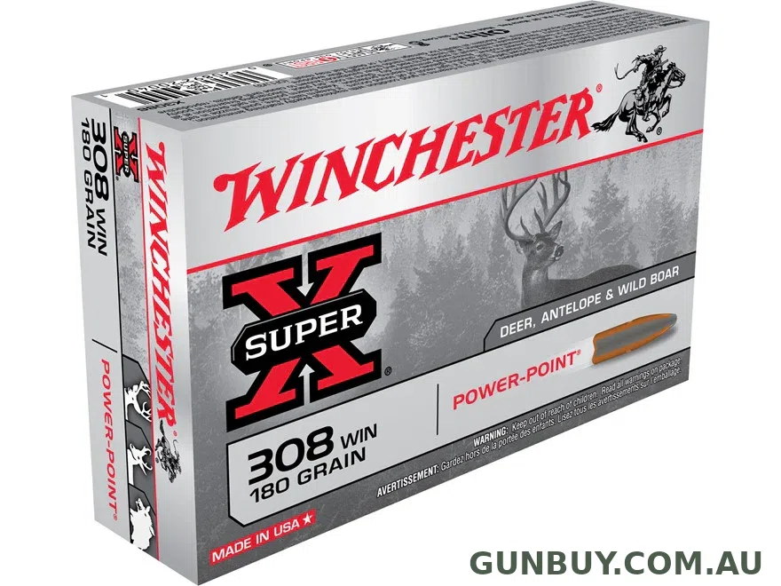 Winchester Super X 308 180gr Power-Point