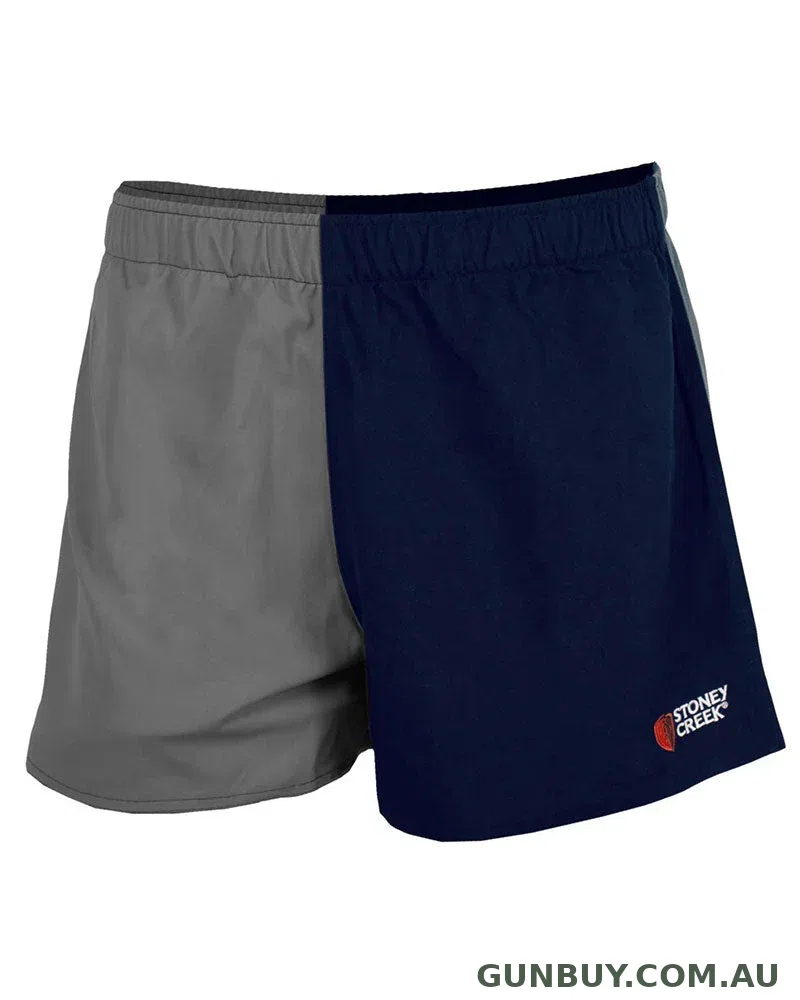 Stoney Creek Mens Jester Shorts Navy/Grey