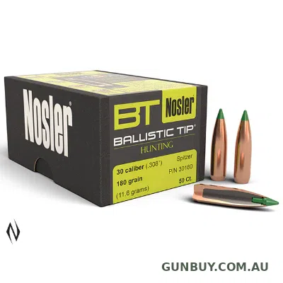 NOSLER 180gr Ballistic Tip Projectiles (50pk)