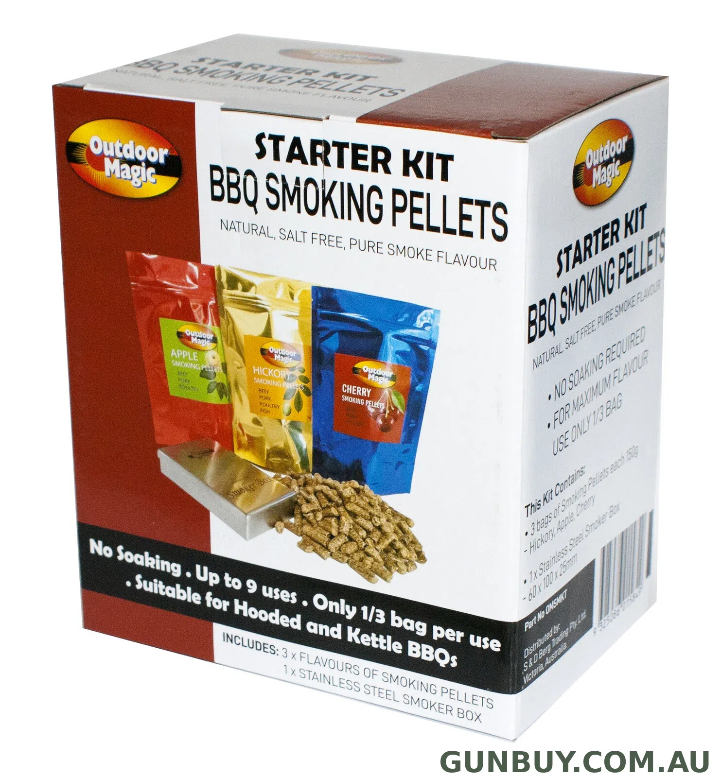 Outdoor Magic Starter Kit BBQ Smoking Pellets