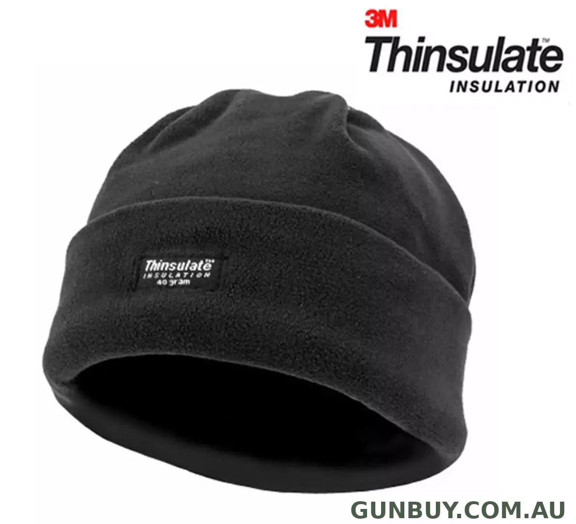 Sportztrek Beanie Fleece Black 3M Thinsulate Lining