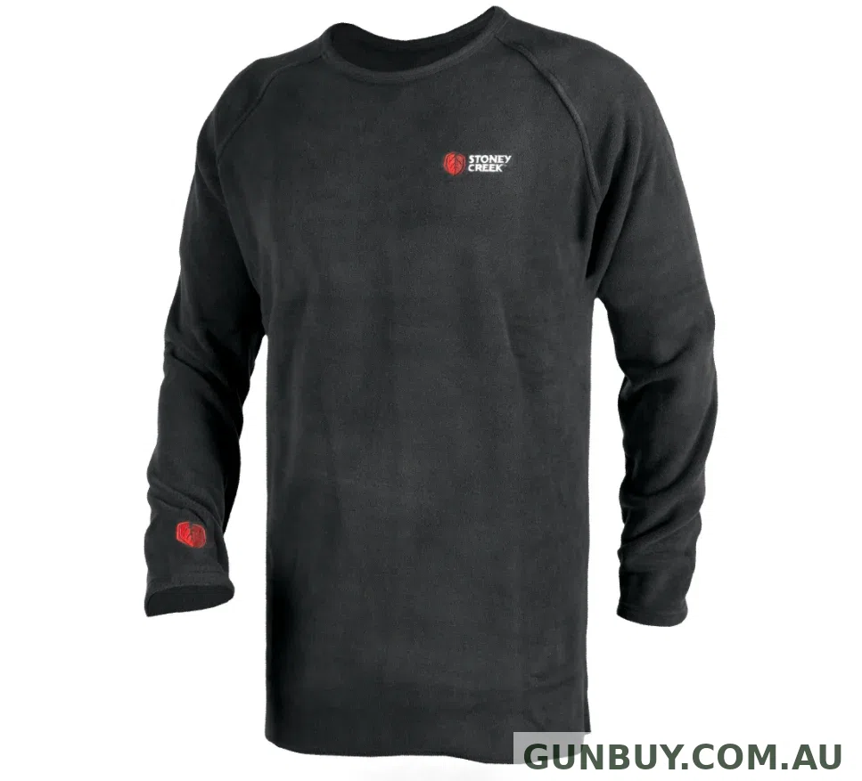 Stoney Creek Mens Long Sleeve Bush Tee (Black)