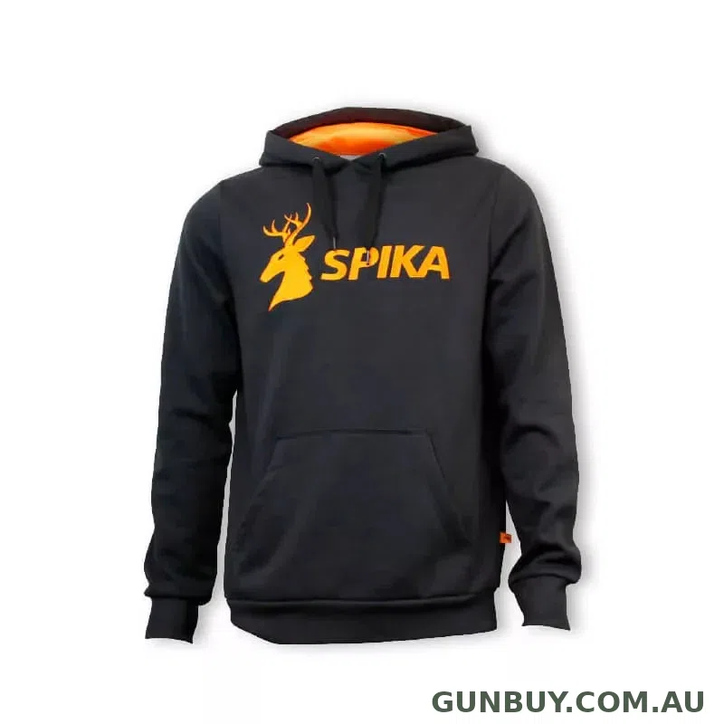 Spika Men's Go Classic Hoodie (Black/Orange)