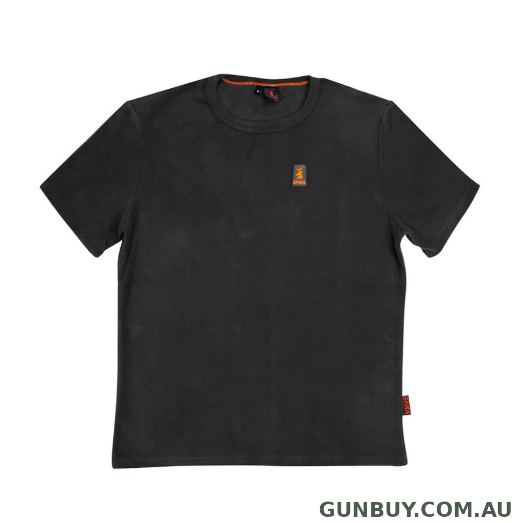 Spika Men's Alpine Fleece T-Shirt (Black)