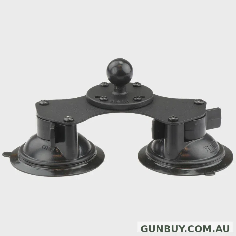 RAM Double Suction Cup Base With 1" Ball