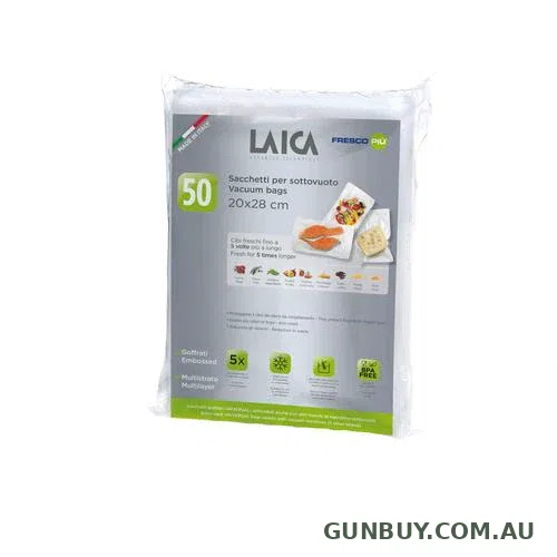 Laica Vacuum Bags 50pk 20cm x 28cm