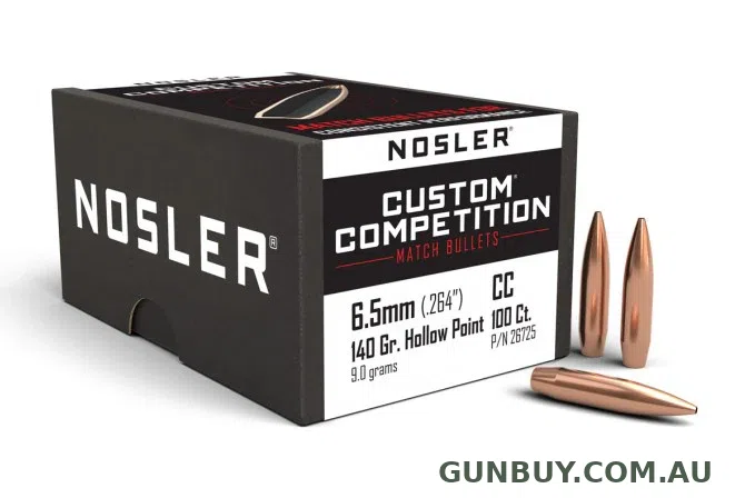 Nosler Custom Competition - 6.5mm 140gr Projectiles (100pk)