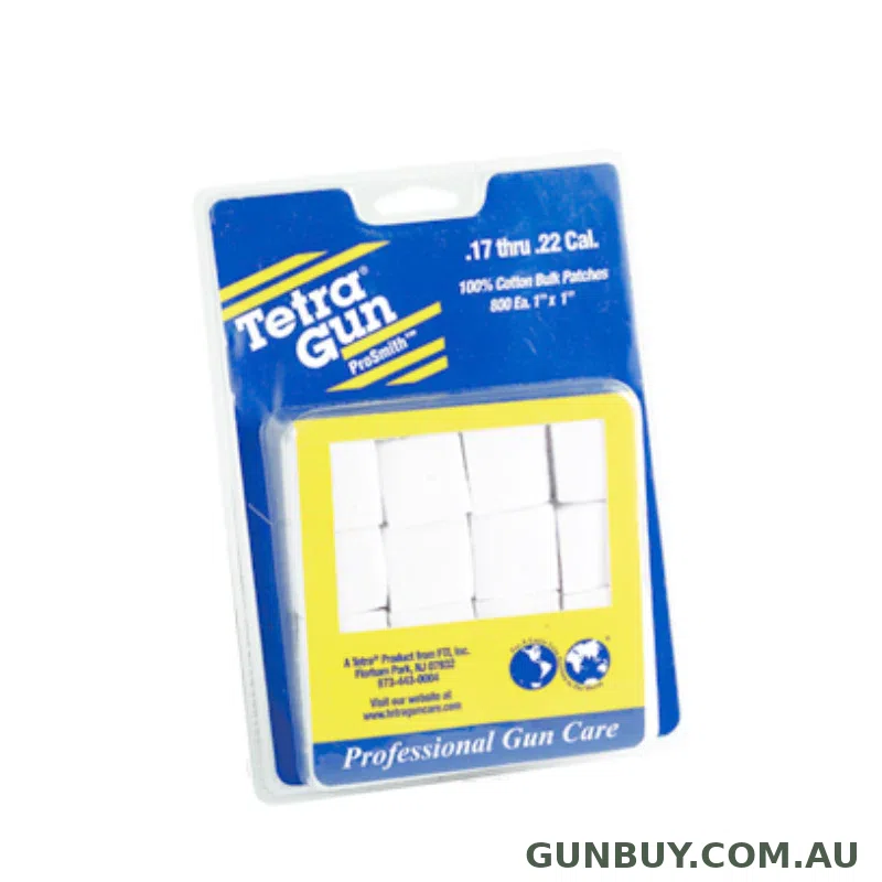Tetra ProSmith Cleaning Patches | .17-.22 Cal. (800pk)