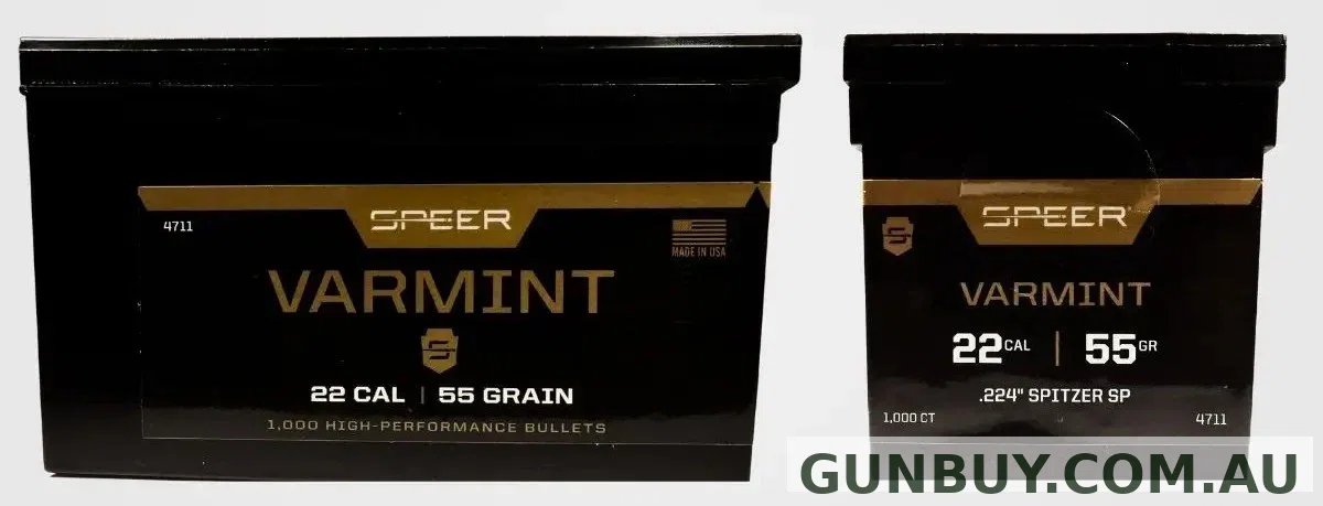 Speer Varmint 22 Cal 55gr Projectiles (1000pk)