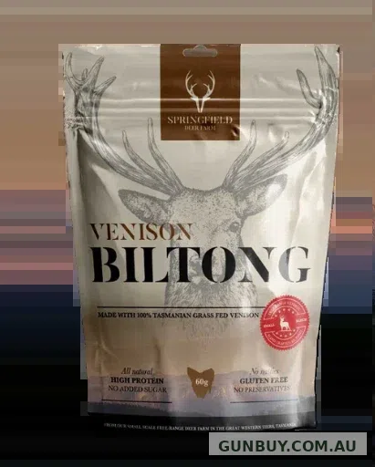 Springfield Deer Farm Venison Biltong 60g