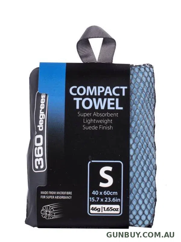 360 Degrees Compact Towel S | Blue