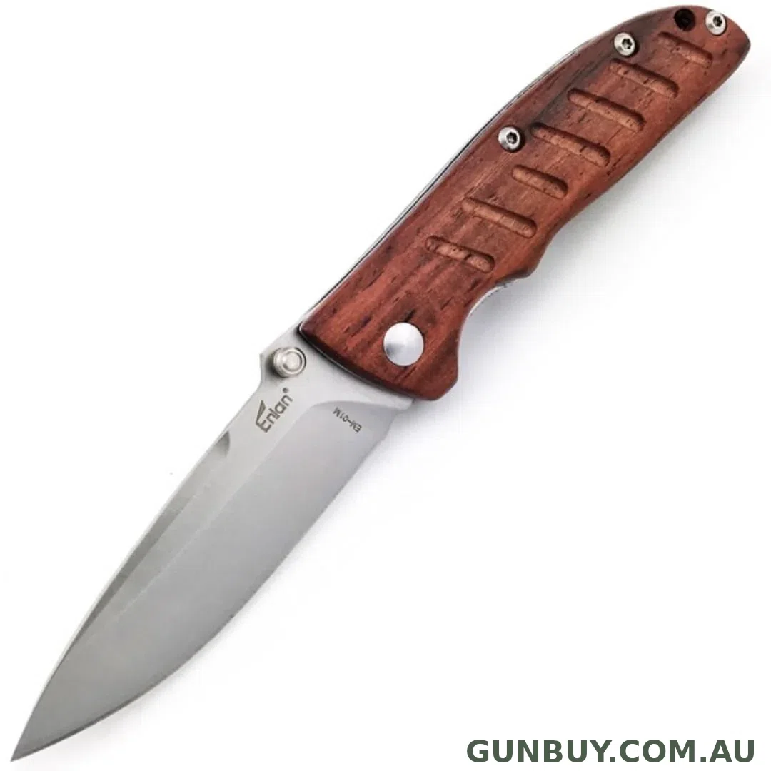 Enlan EM-01M Wood Folding Knife