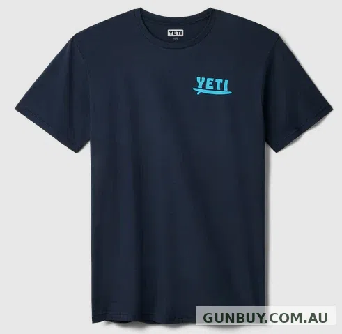 Yeti Mens Big Wave Tee Navy