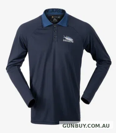 Desolve Mens Helios Polo Navy