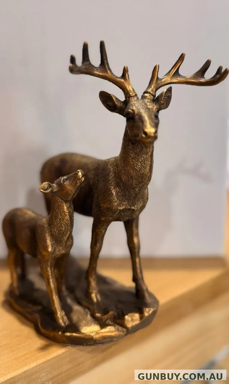 Gibson Bronze Deer and Fawn