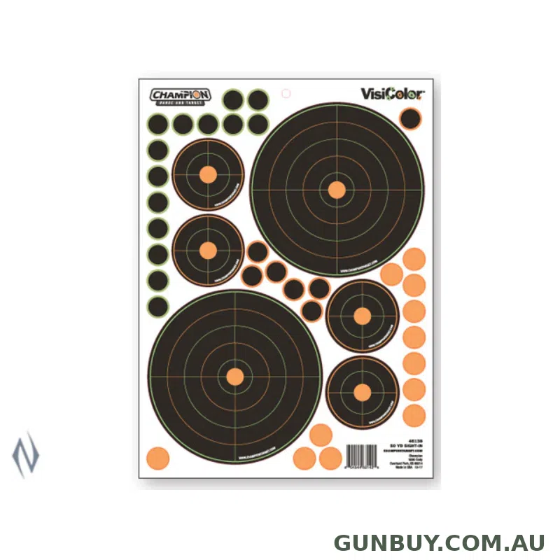 CHAMPION Visicolour Target Adhesive 50 yard Sight in