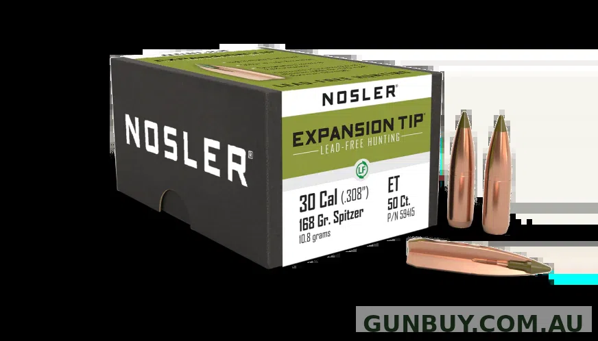 Nosler E-Tip 30 Cal 168gr | Projectiles (50pk)