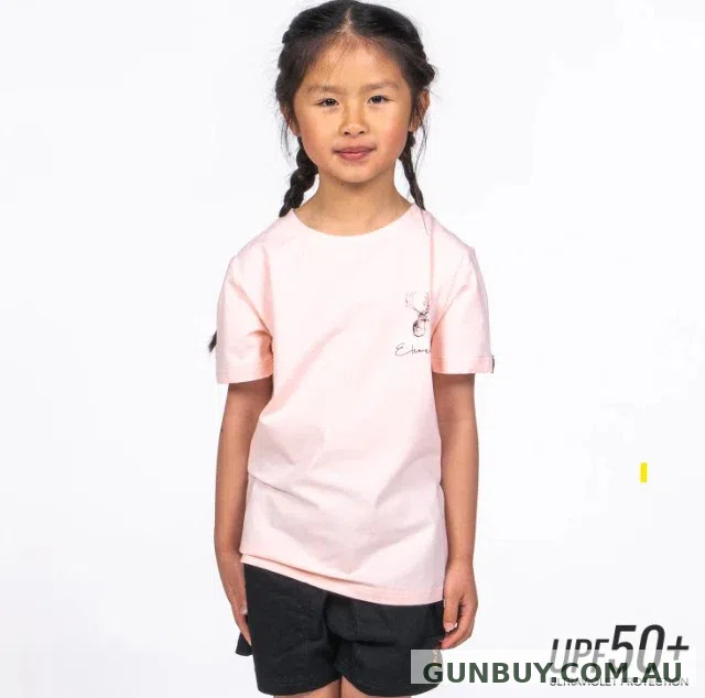 Hunters Element Kid's Croaker Tee (Light Pink)