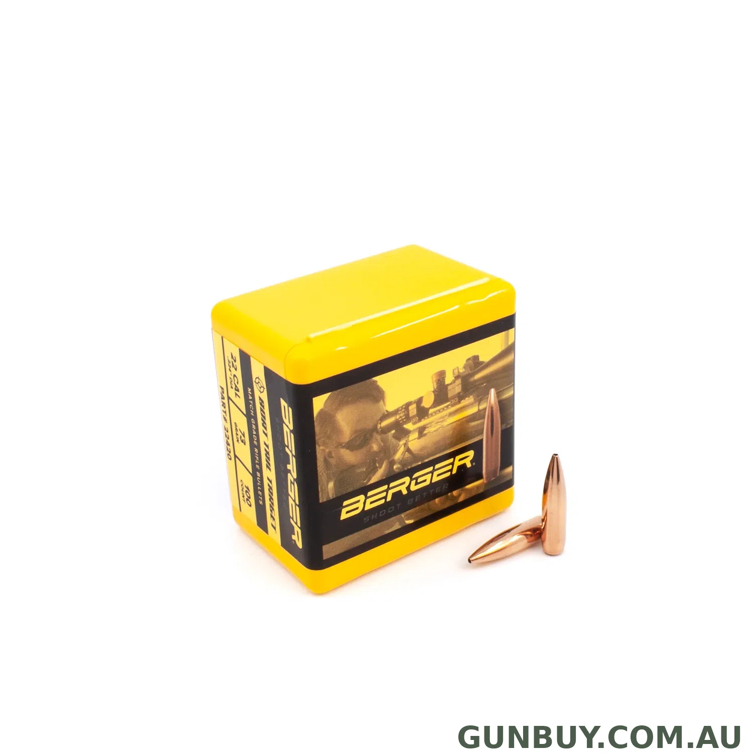 Berger 73gr BT Target Projectiles 100pk