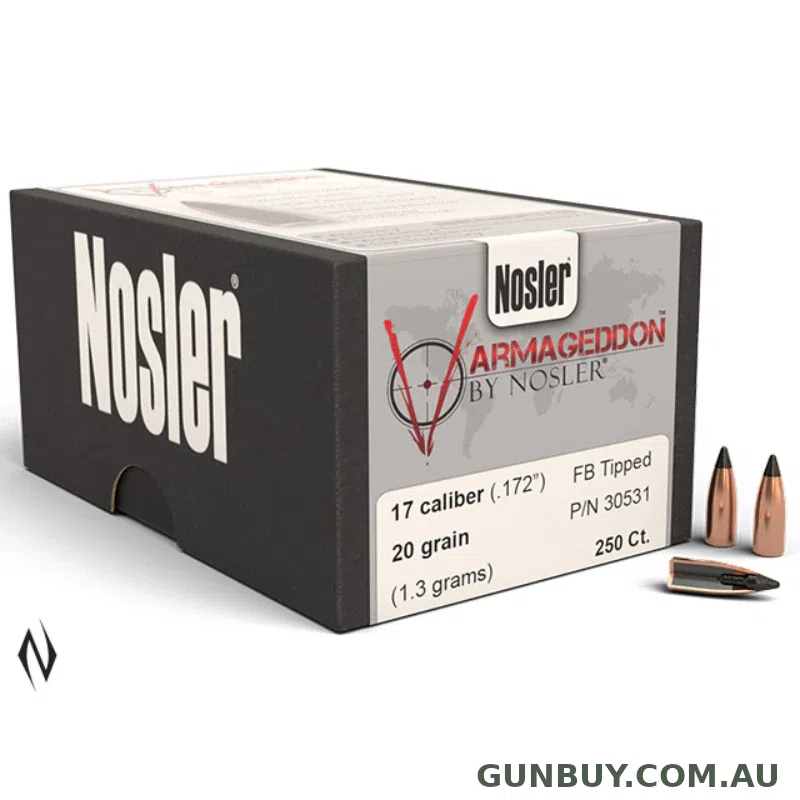 Nosler .17 20gr Tip Varmageddon 250pk