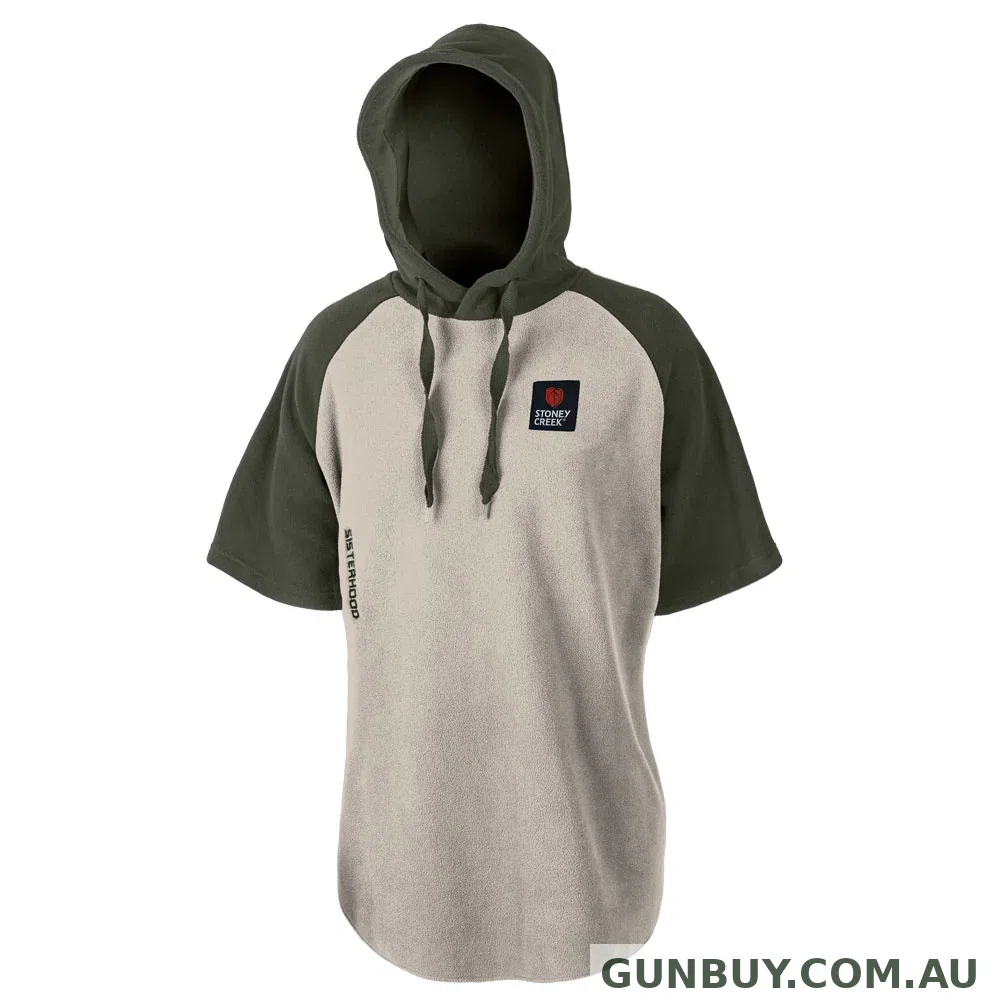 Stoney Creek Womens Hooded Bush Tee Oatmeal/Rosin
