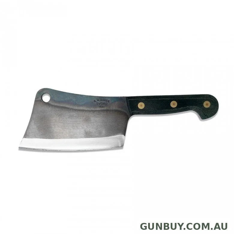 SVORD 6" Meat Cleaver Carbon Steel Micarta