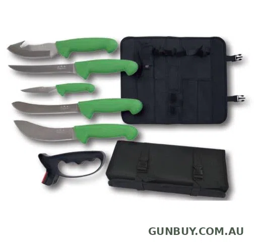 Ridgeline 5 Piece Knife Roll (Hunters Set)