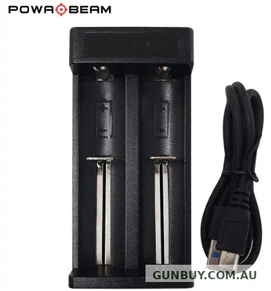 Powa Beam Twin Bay 18650 Charger