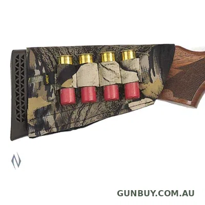 Allen SHOTGUN BUTT STOCK 4 SHELL HOLDER CAMO